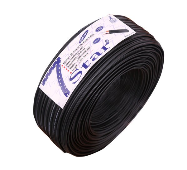 7 STAR RG-59 WITH POWER CO-AXIAL CABLE