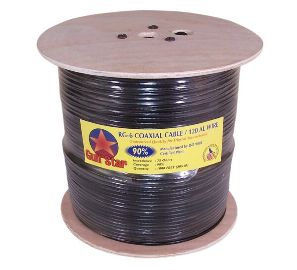 GULF STAR RG-6 90% CO-AXIAL CABLE (O) - Image 2
