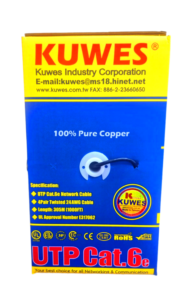 KUWES CAT6 LAN CABLE OUTDOOR (24 AWG) - Image 2