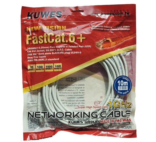 KUWES CAT6 PATCH CORDS (0.5M / 2M / 3M / 5M / 10M) - Image 5