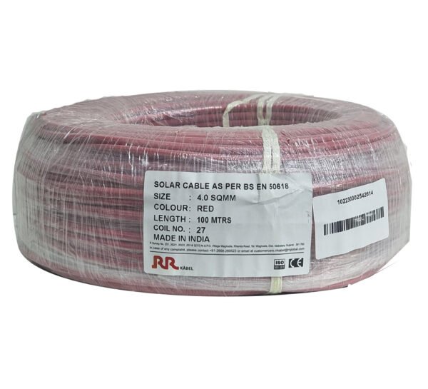 RR PURE COPPER SOLAR CABLE (4, 6, 10, 16 SQ. MM)